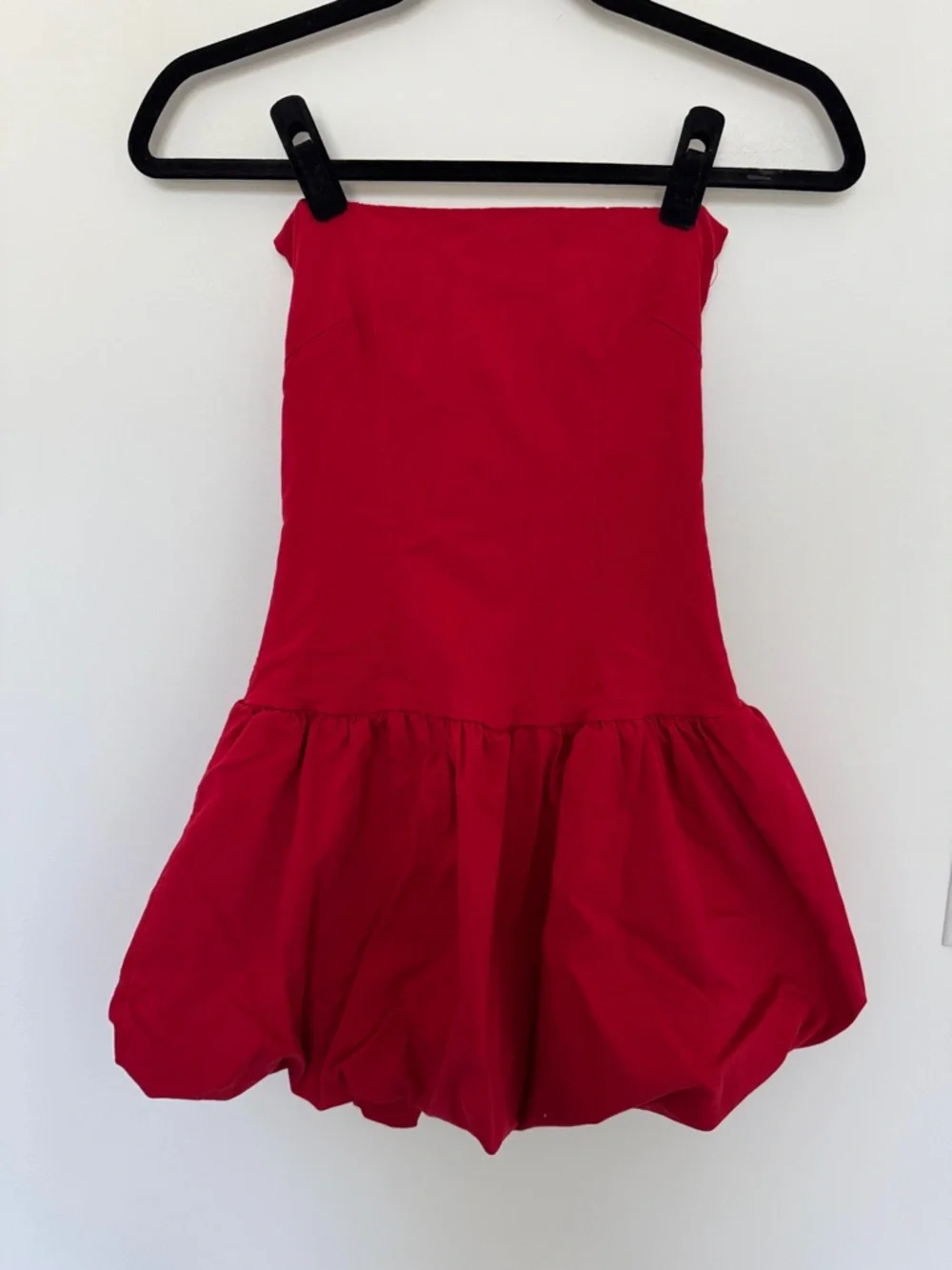 Hello Molly Perfect Personality Halter Mini Dress Red, Bubble Hem - Size 4 - Picture 2 of 8